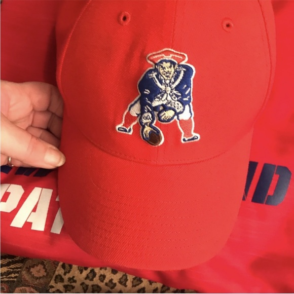 NFL New England Patriots Red retro baseball cap 47 brand, adjustable - Picture 7 of 13